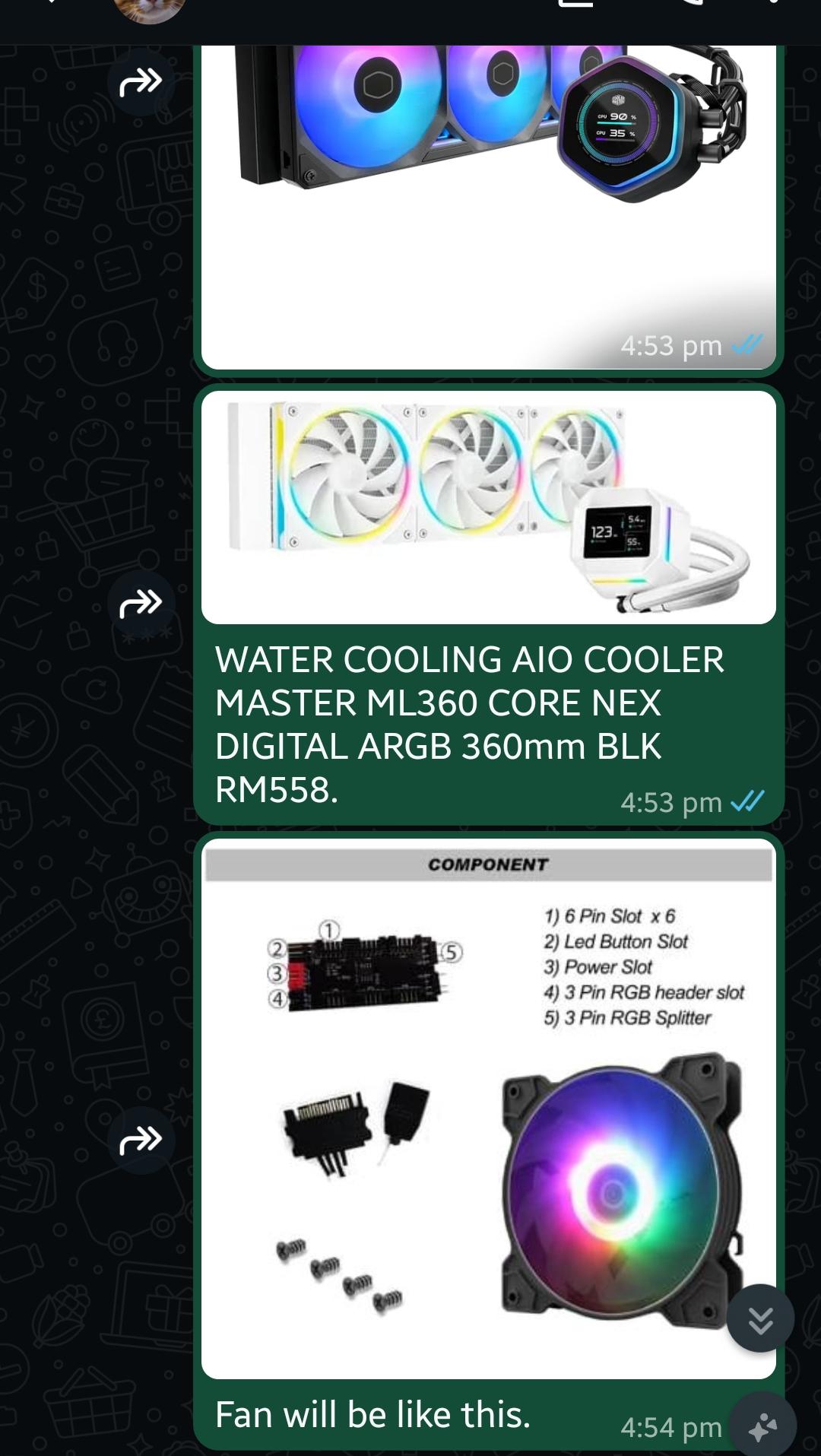 DoorstepFix explained liquid cooler and RGB fan setup