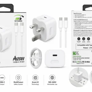 ANG-TC76A 20W USB-C PD Travel Charger | Type C to Lightning