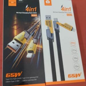 4-in-1 PD Fast Charging Data Cable – Up to 65W