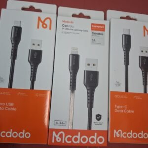 Mcdodo Charging & Data Cable – Micro USB, Lightning & Type-C.