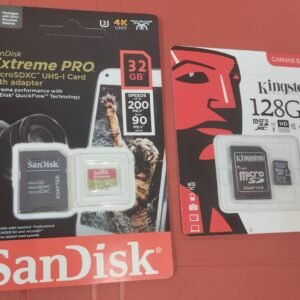 SanDisk / Kingston microSD Memory Card – 32GB & 128GB