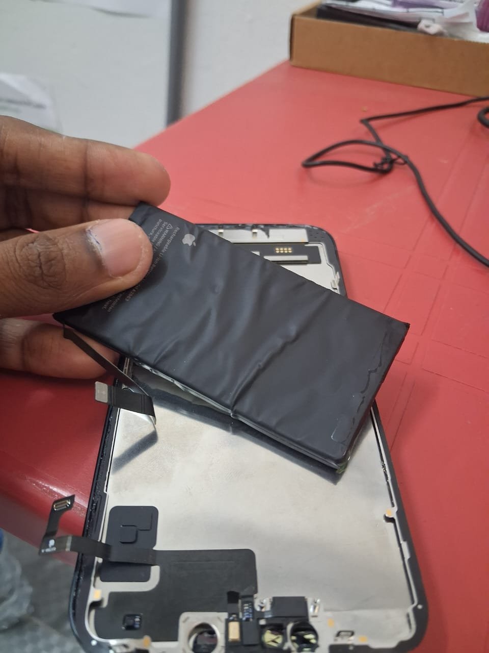 iPhone XR battery replacement at Millerz Square Old Klang Road Kuala Lumpur