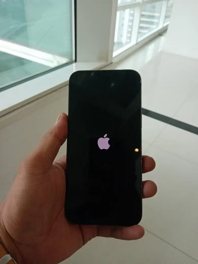 iPhone 12 Pro Max battery replacement in progress at Q Sentral KL Sentral