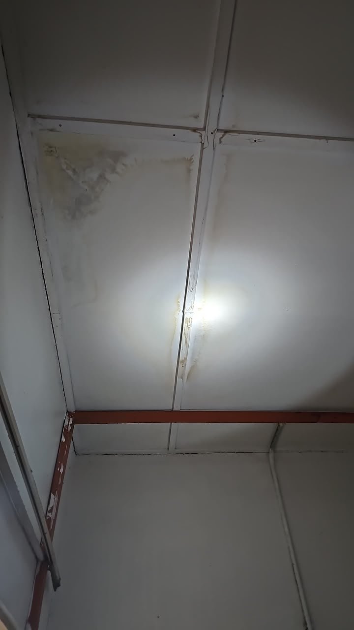 Ceiling leak damage at Rumah Kasih KL elderly care center in Setapak