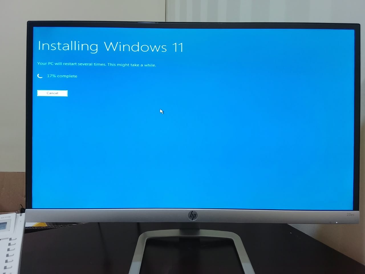 Windows 11 Pro Workstation installation on customer PC at KL Trillion Jalan Tun Razak Kuala Lumpur