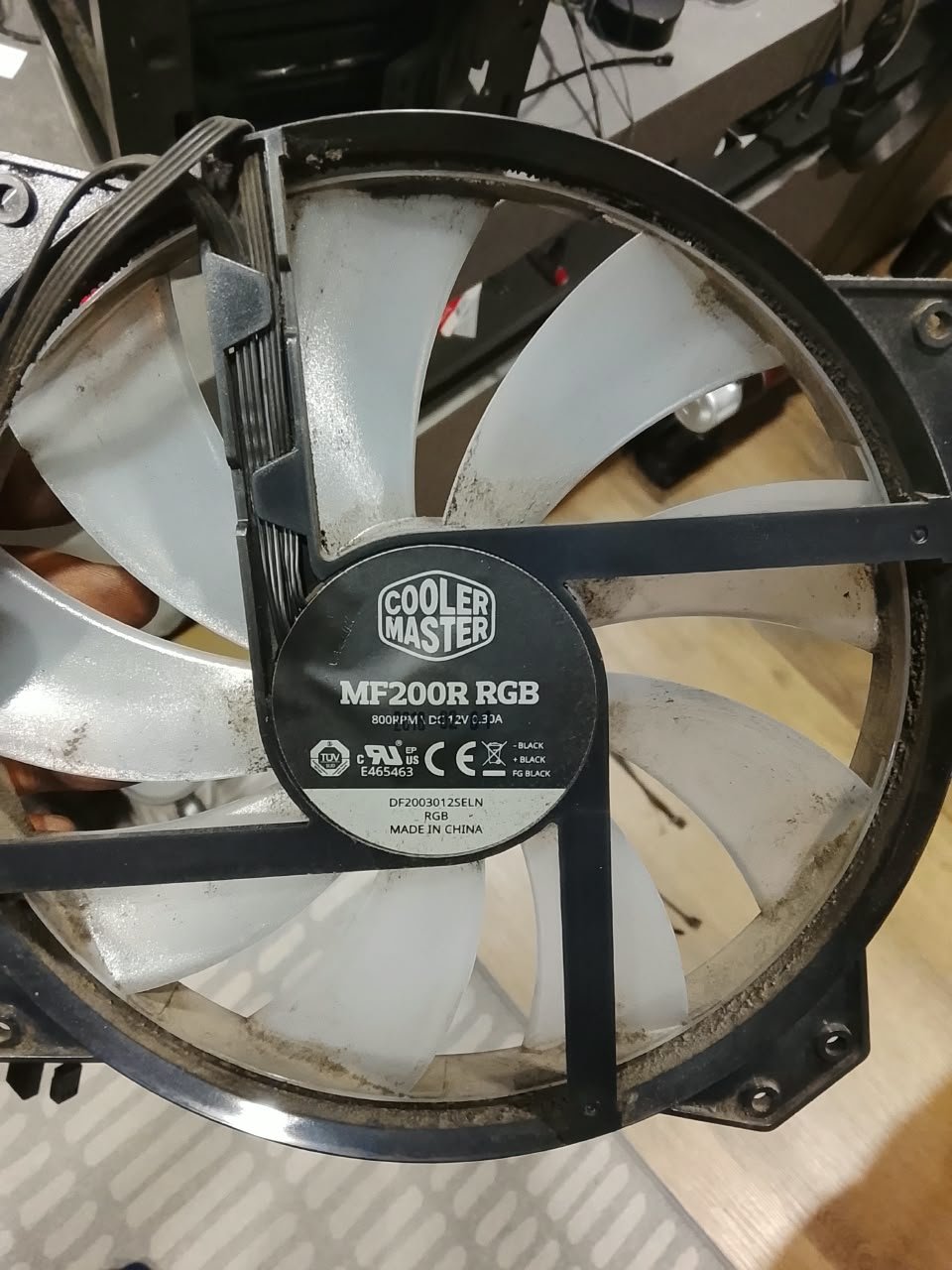 Desktop PC fan noise troubleshooting and case fan inspection in Mont Kiara Kuala Lumpur.