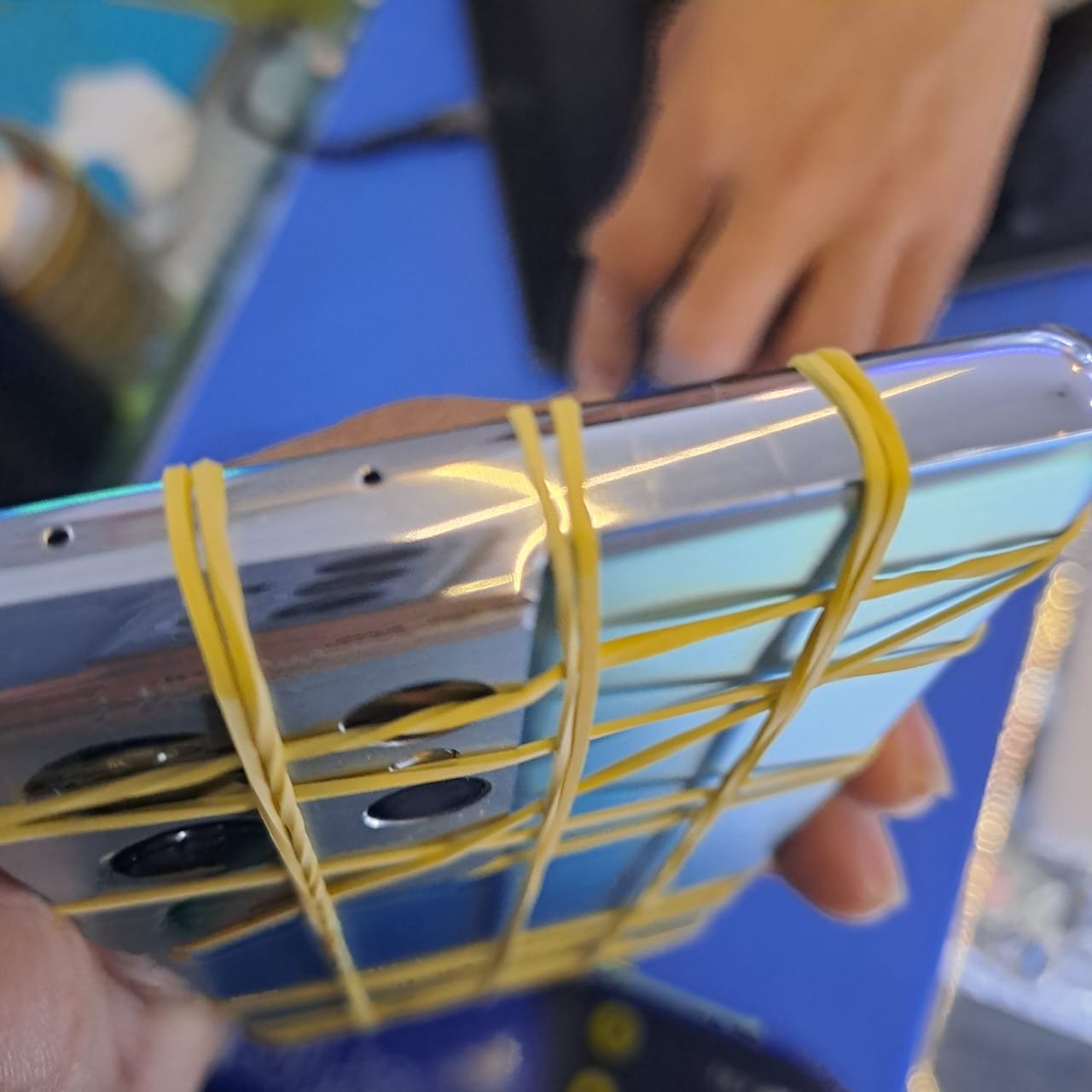 Samsung Galaxy S21 Ultra after OLED screen and battery replacement at Capsquare Tower Kuala Lumpur