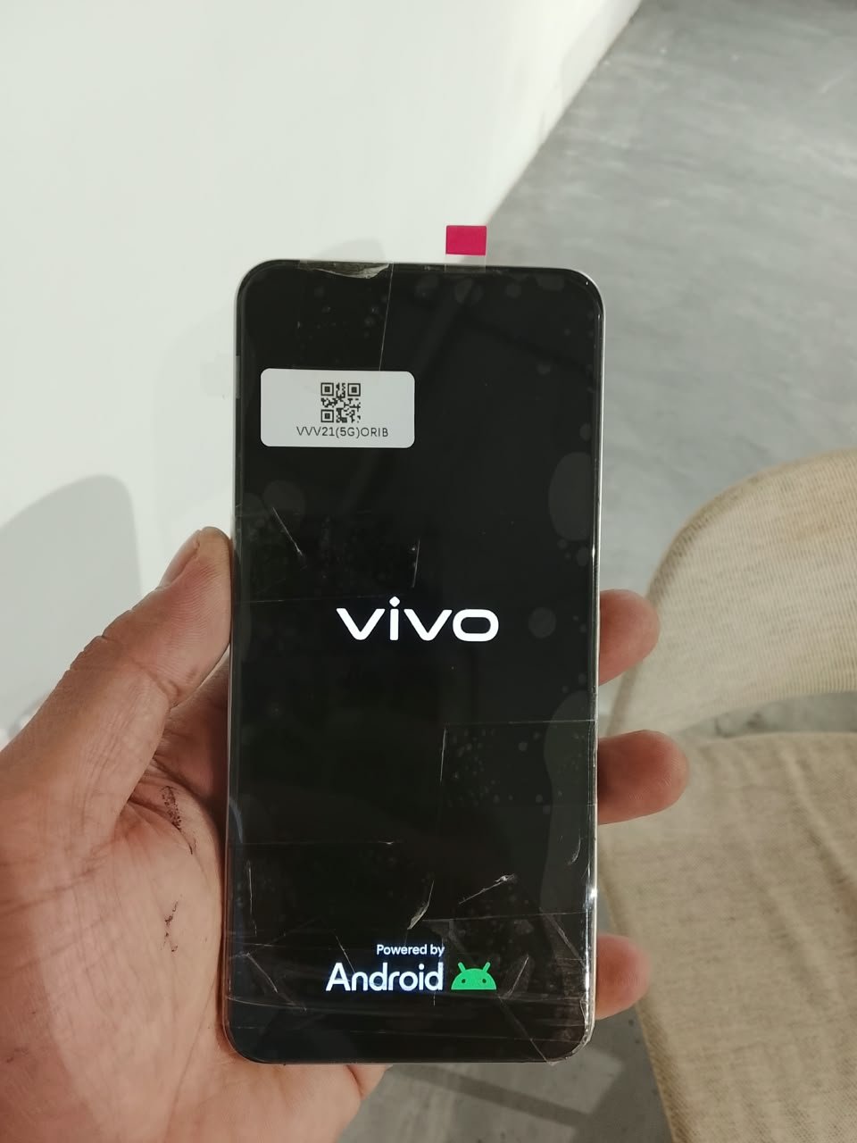 Vivo V25e after LCD screen replacement at The Garden Mall Mid Valley Kuala Lumpur