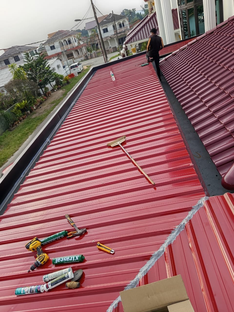 Metal Roofing for Side House Extension Kuala Lumpur